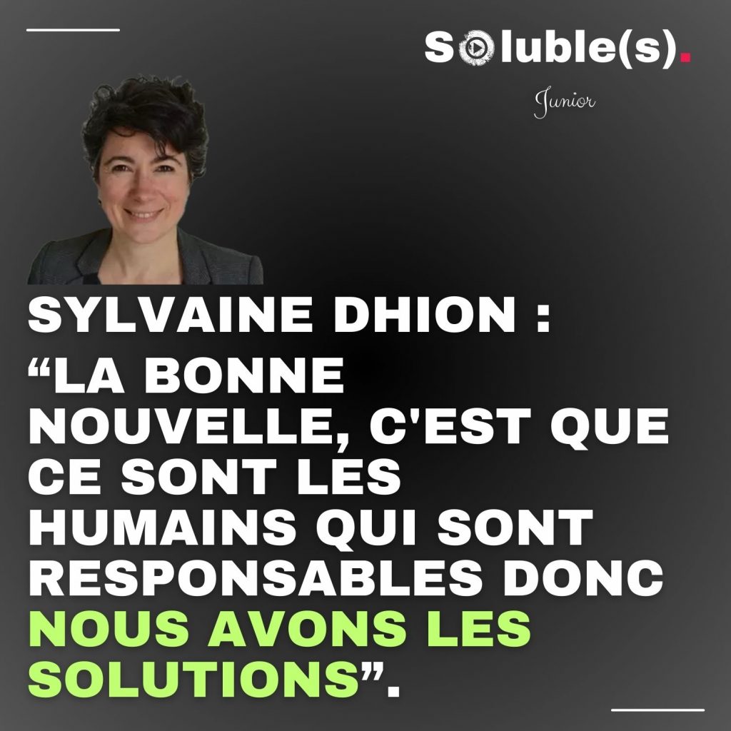 citation de Sylvaine Dhion « C’est nous qui sommes responsables donc c’est nous qui avons les solutions. Les solutions, elles existent ! » — Sylvaine Dhion, porte-parole des Shifters