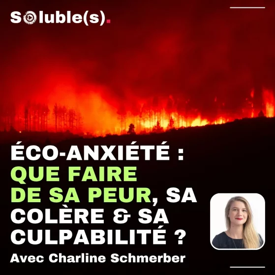Éco-anxiété : que faire de sa peur, sa colère et sa culpabilité ? — avec Charline Schmerber